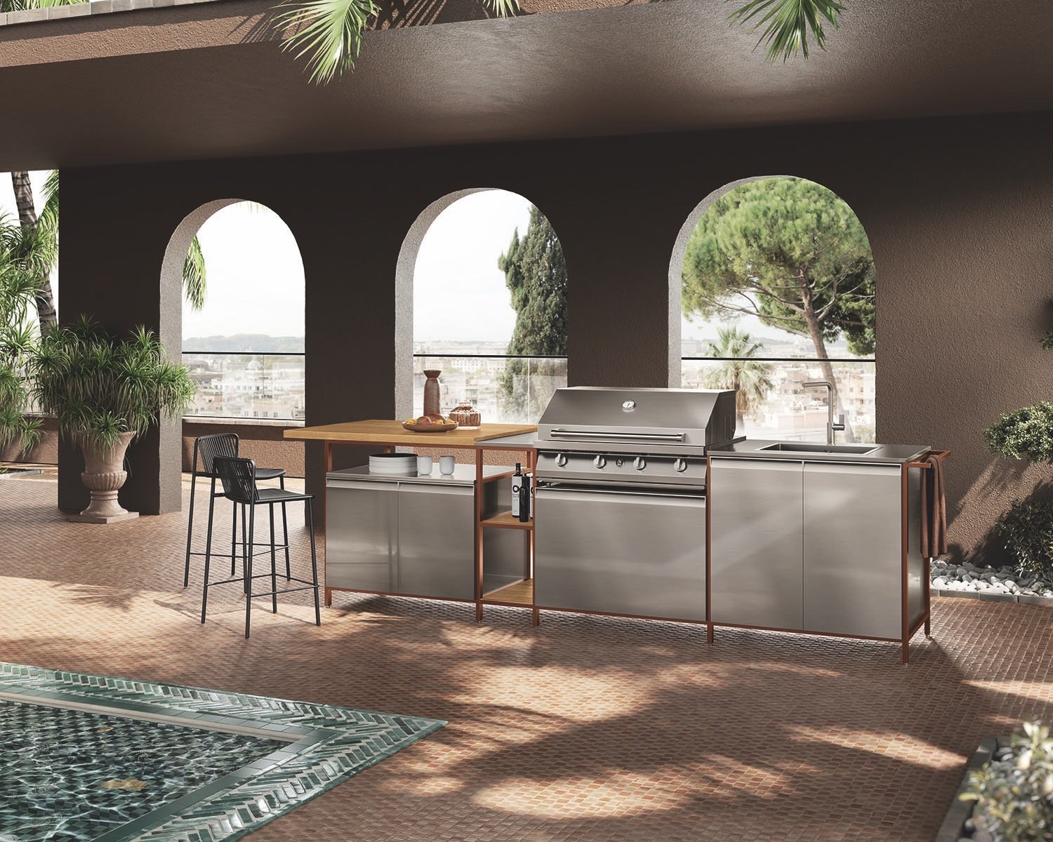 Formalia Outdoor Kitchen Scavolini