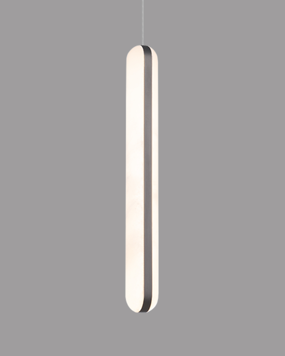 Cadiz lamp by Modern Forms against a gray background