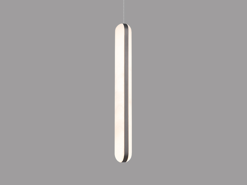 Cadiz lamp by Modern Forms against a gray background