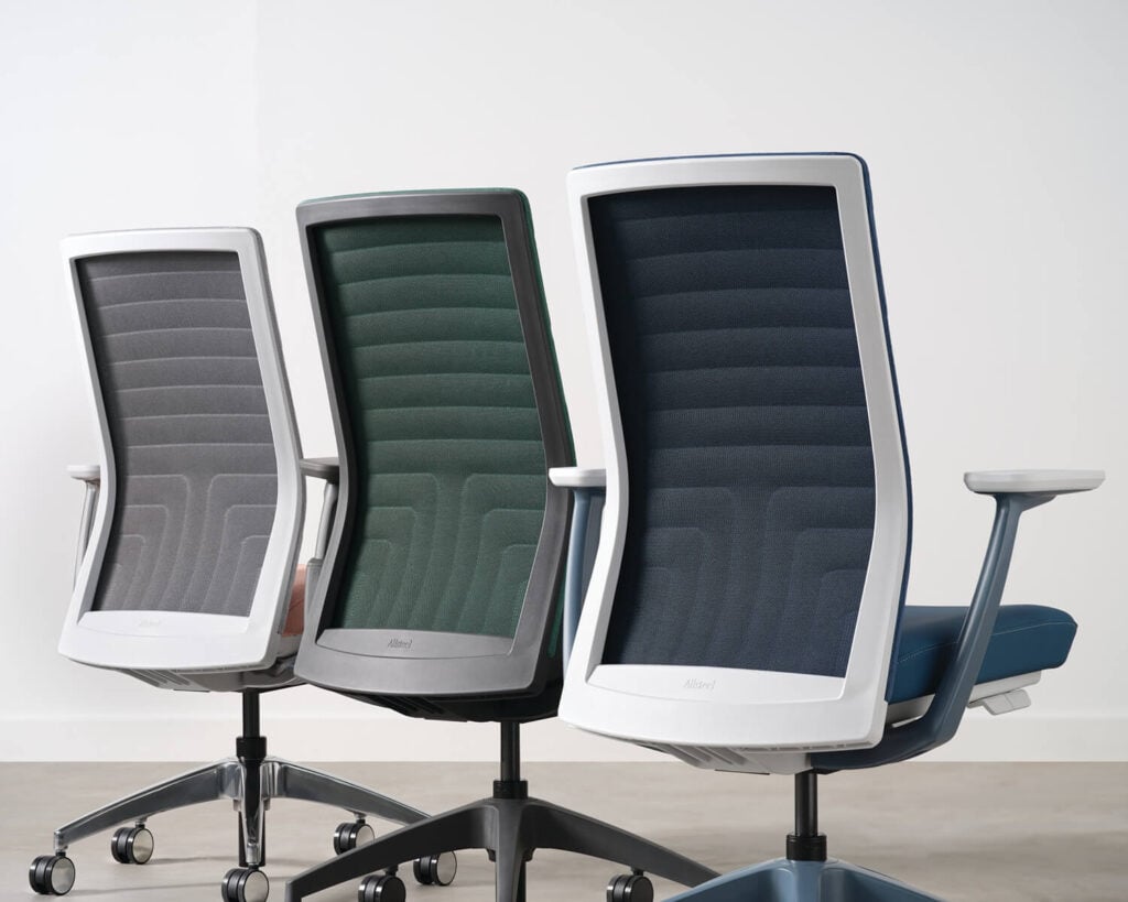 Evo chairs by Allsteel