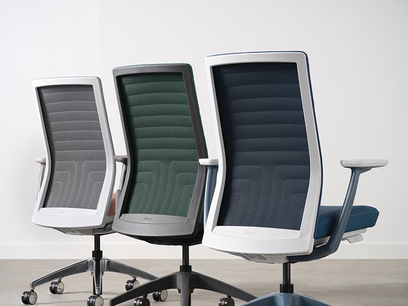 Evo chairs by Allsteel