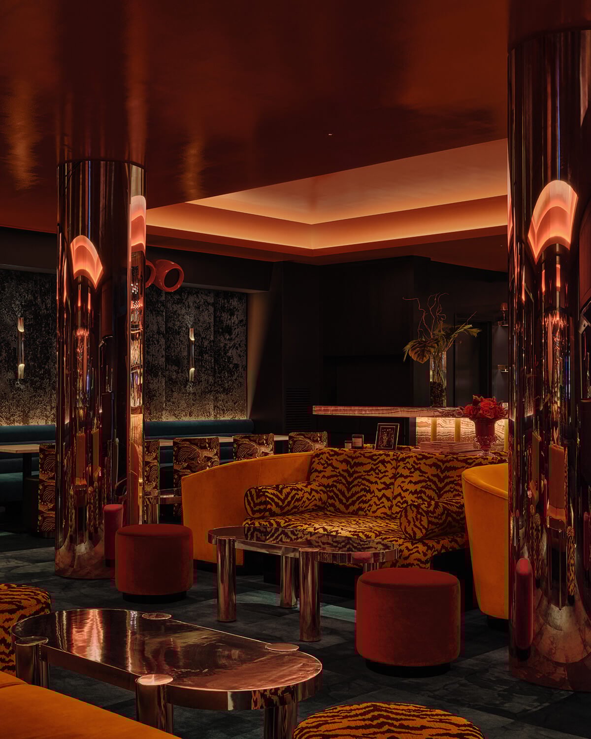 Bowie Supper Club in Montreal designed by Ivy Studio