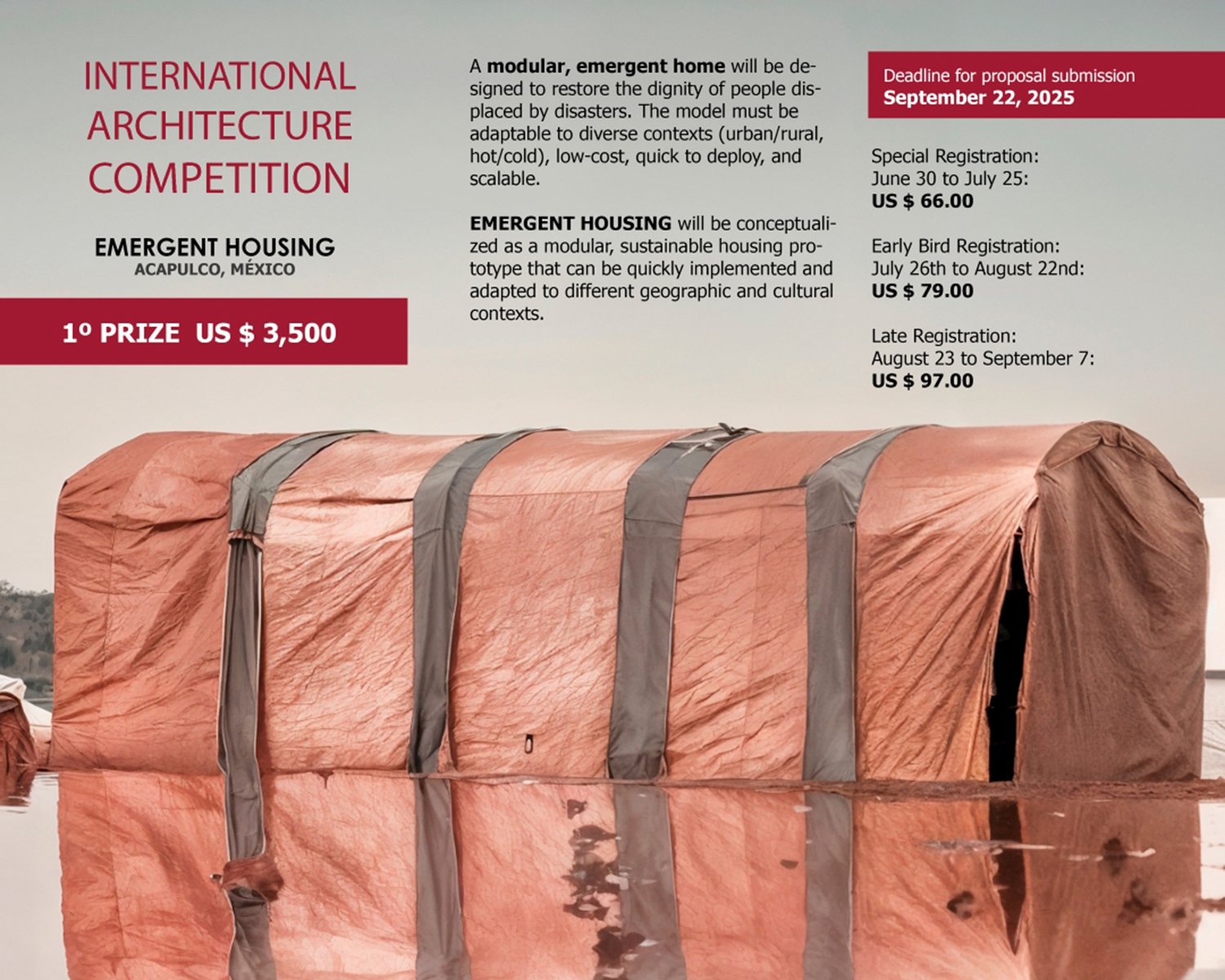 International Architecture Competition: Emergent Housing poster
