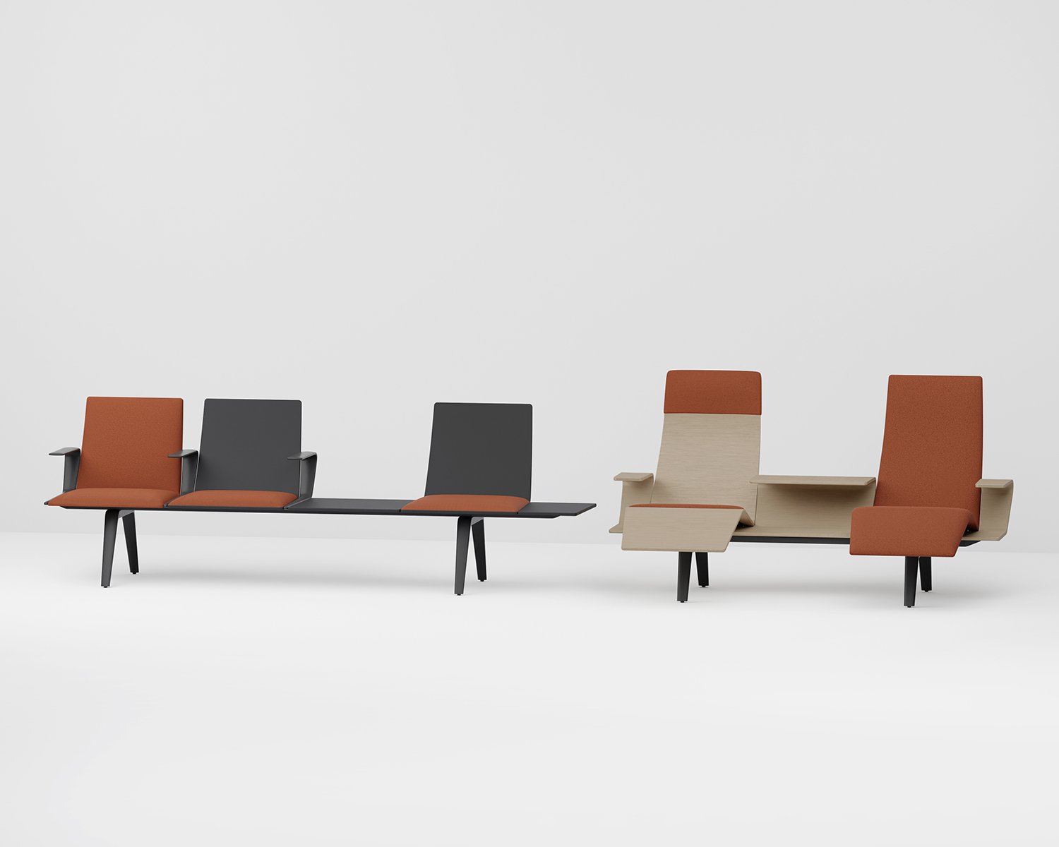 Pausit seating system Arper