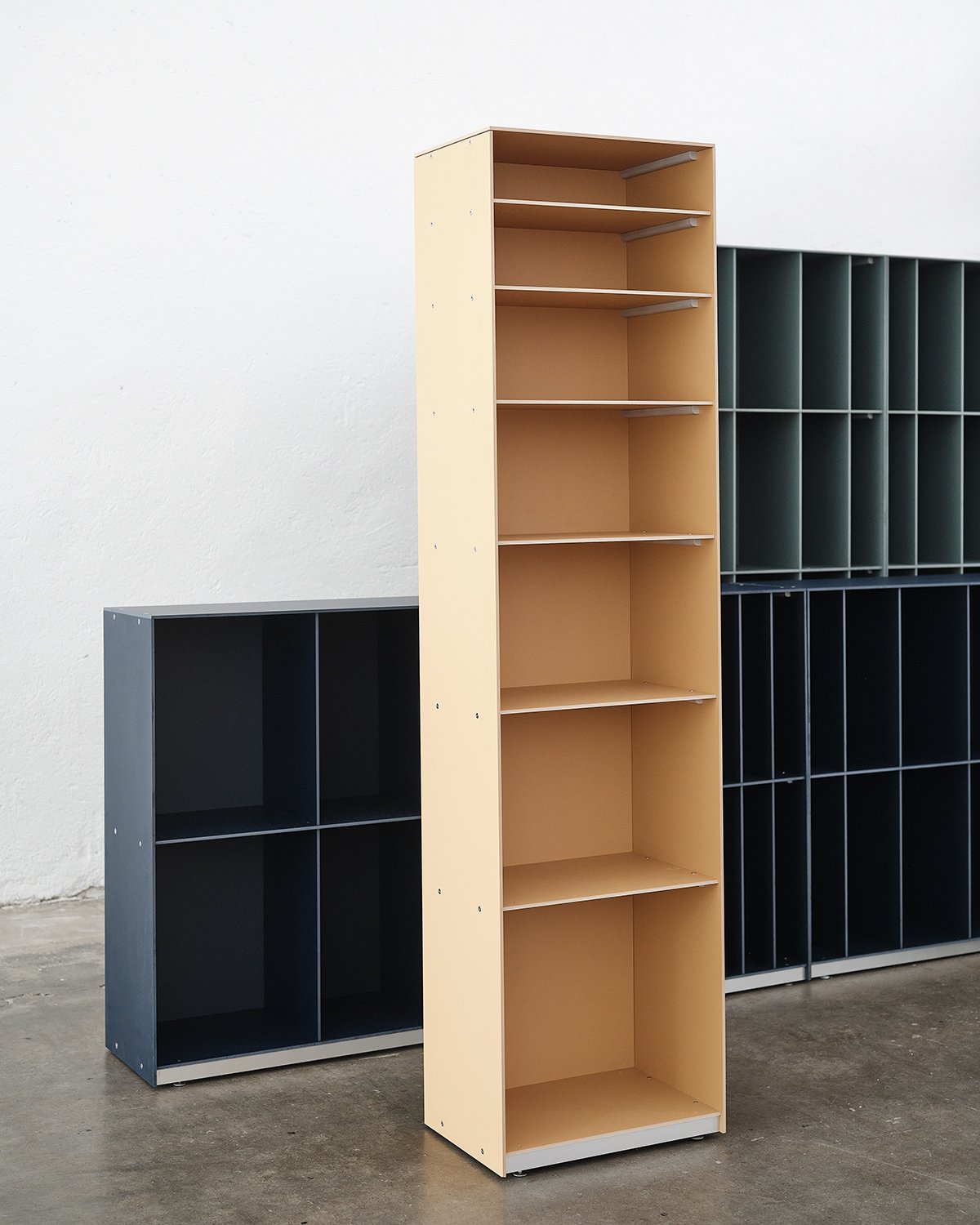 Sequence shelving system by Snøhetta for BD Barcelona