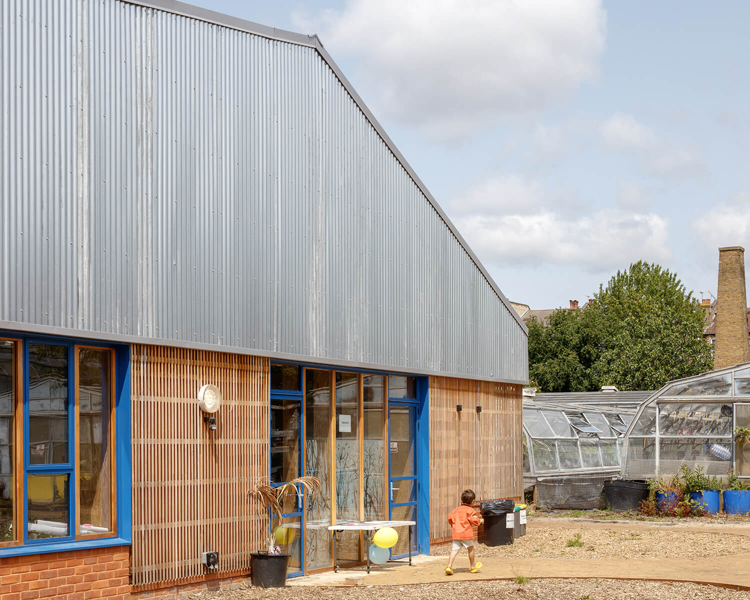 Wolves Lane Centre community garden, London, UK