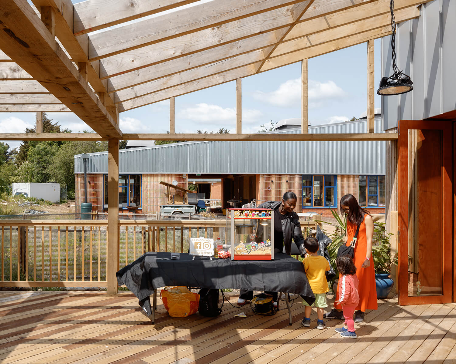 Wolves Lane Centre community garden, London, UK