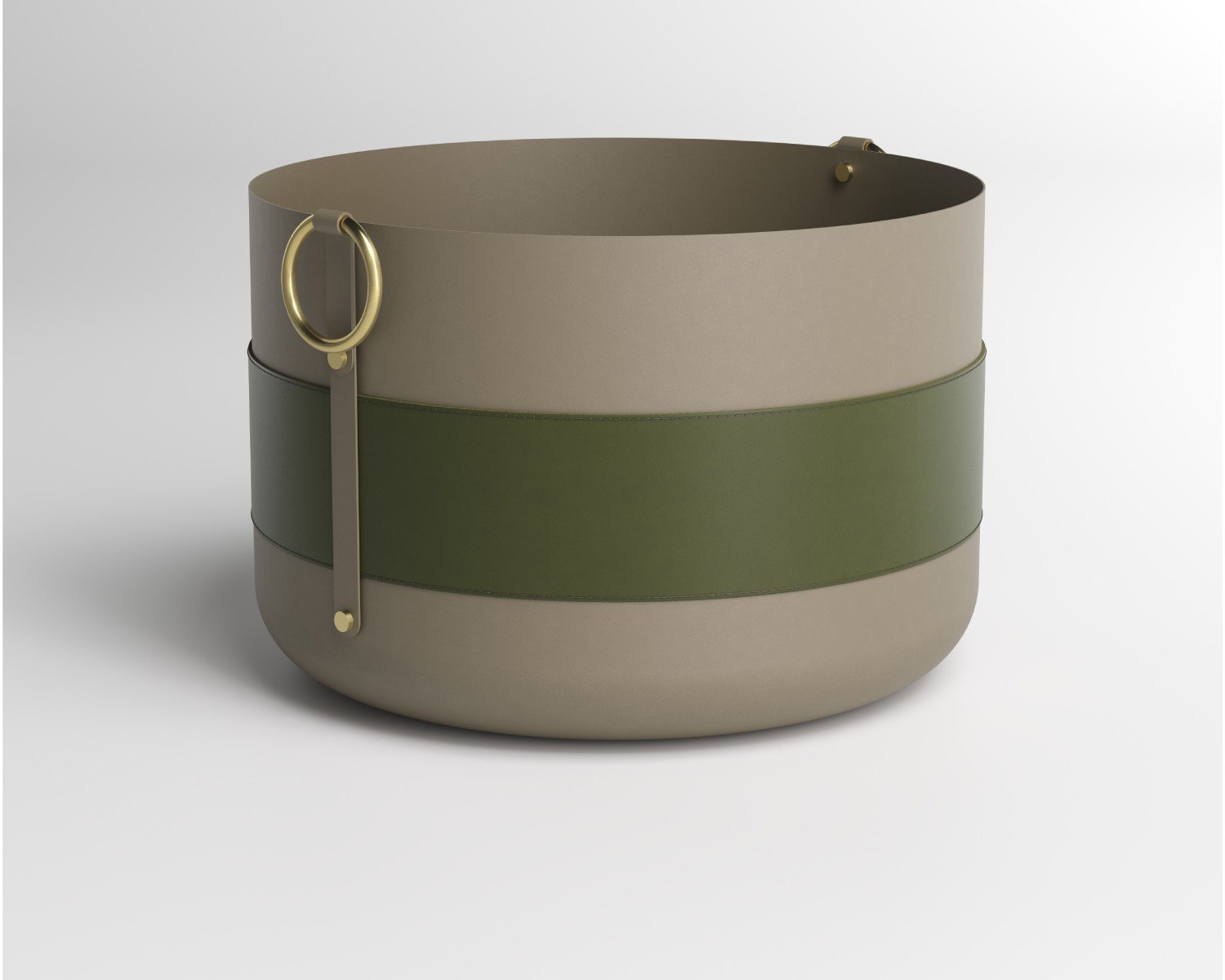 Emma Basket XL in Olive Eldvarm