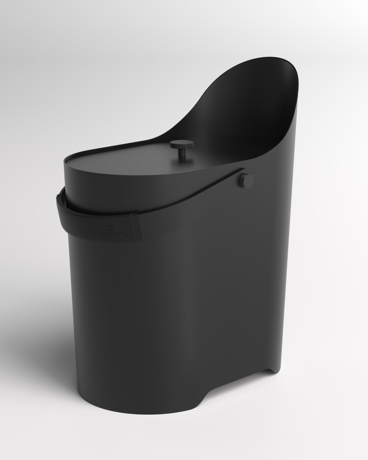 Tilda Ash Bucket in Noir Eldvarm