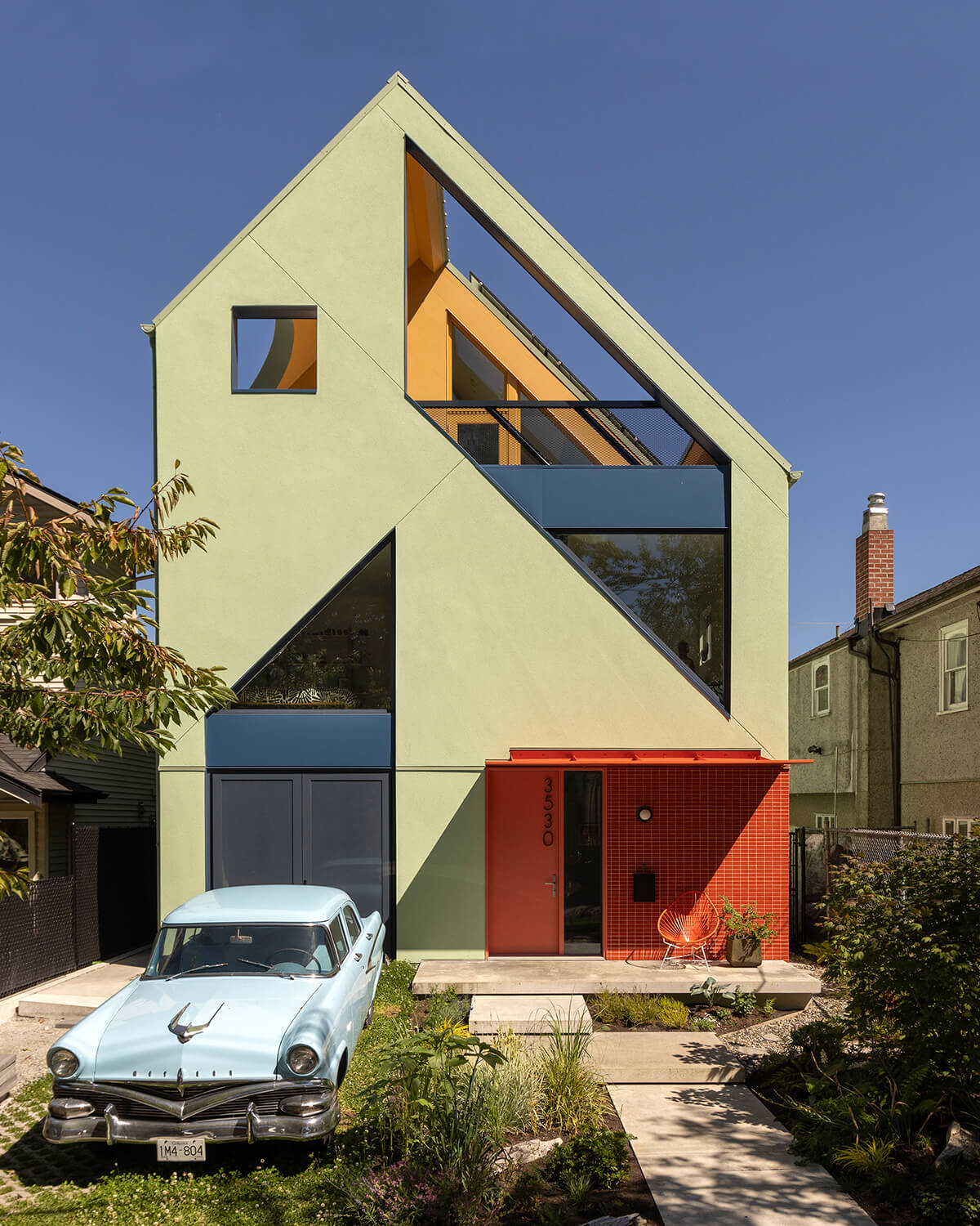 Fluevog House exterior in Vancouver, featured in Azure Magazine's 2025 September/October issue
