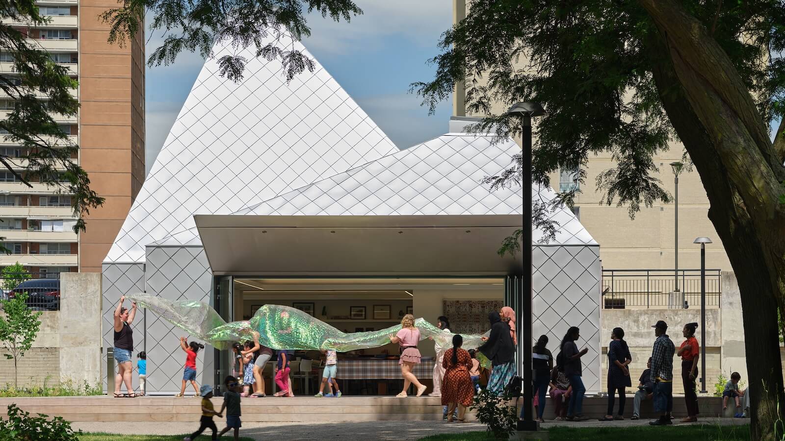 The Belle pavilion for Mabelle Arts designed by LGA