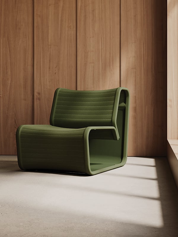 Knit One by Isomi was one of AZURE Magazine's favourite products of NeoCon and Design Days 2025