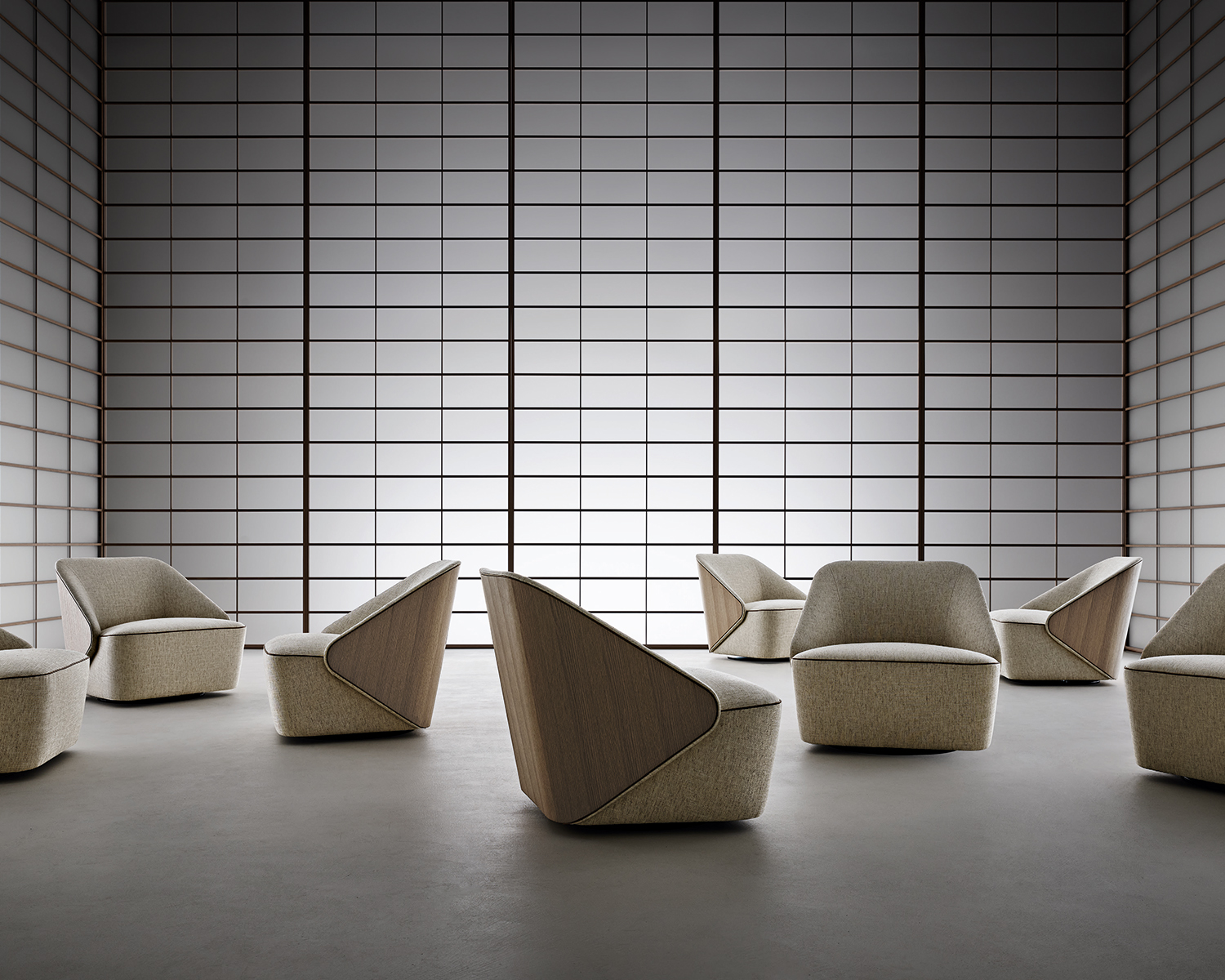 Nest armchair Rimadesio