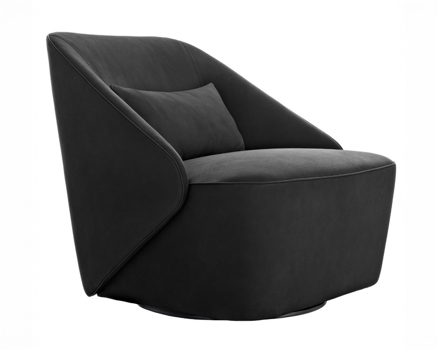 Dark grey armchair
