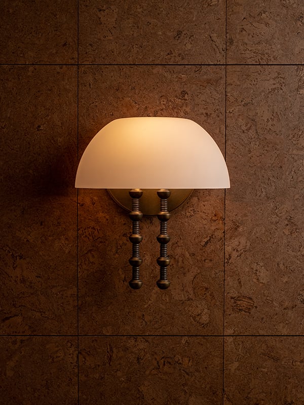 Akner wall lamp by Studio Luddite
