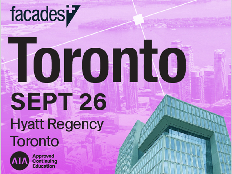 Facades+ 2025 event poster