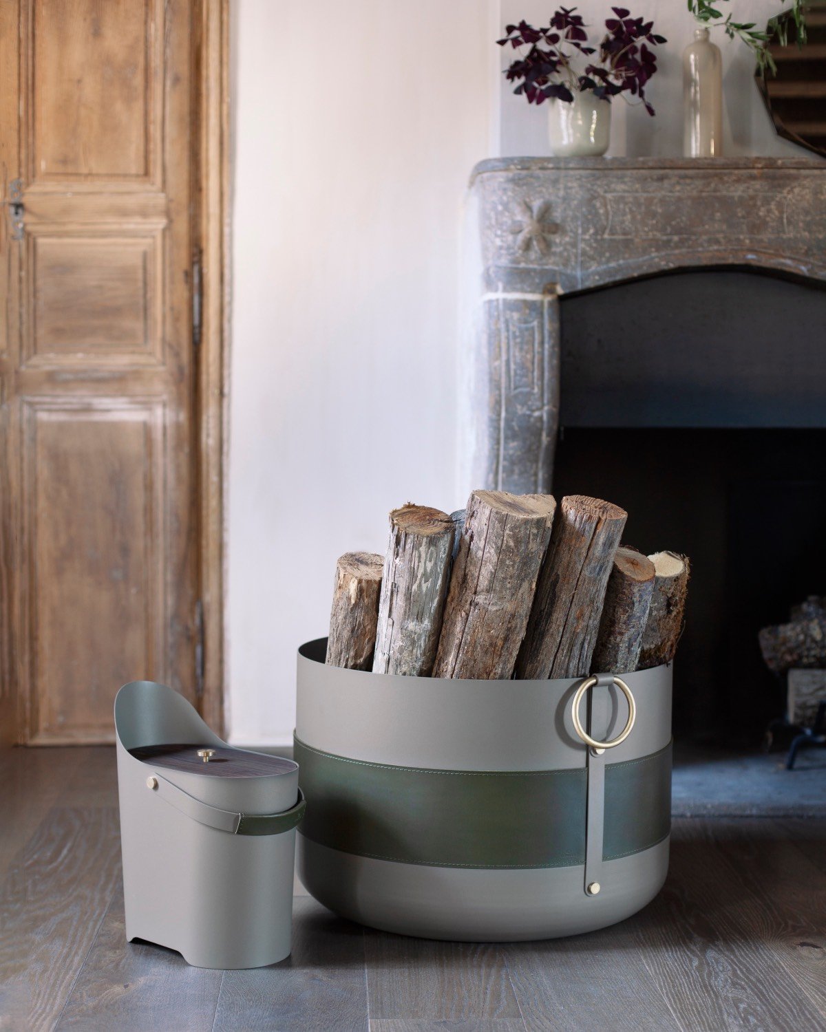 Emma Basket XL and Tilda Ash Bucket Eldvarm