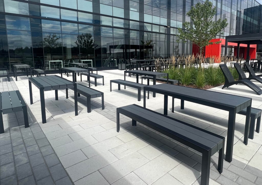 1050 Dining Table by Maglin Site Furniture