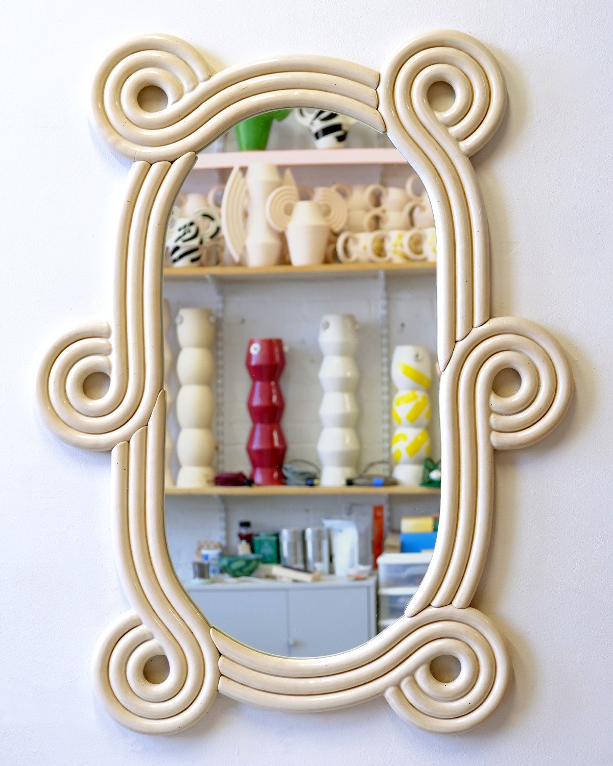 Looping Mirror by Beginner Ceramics
