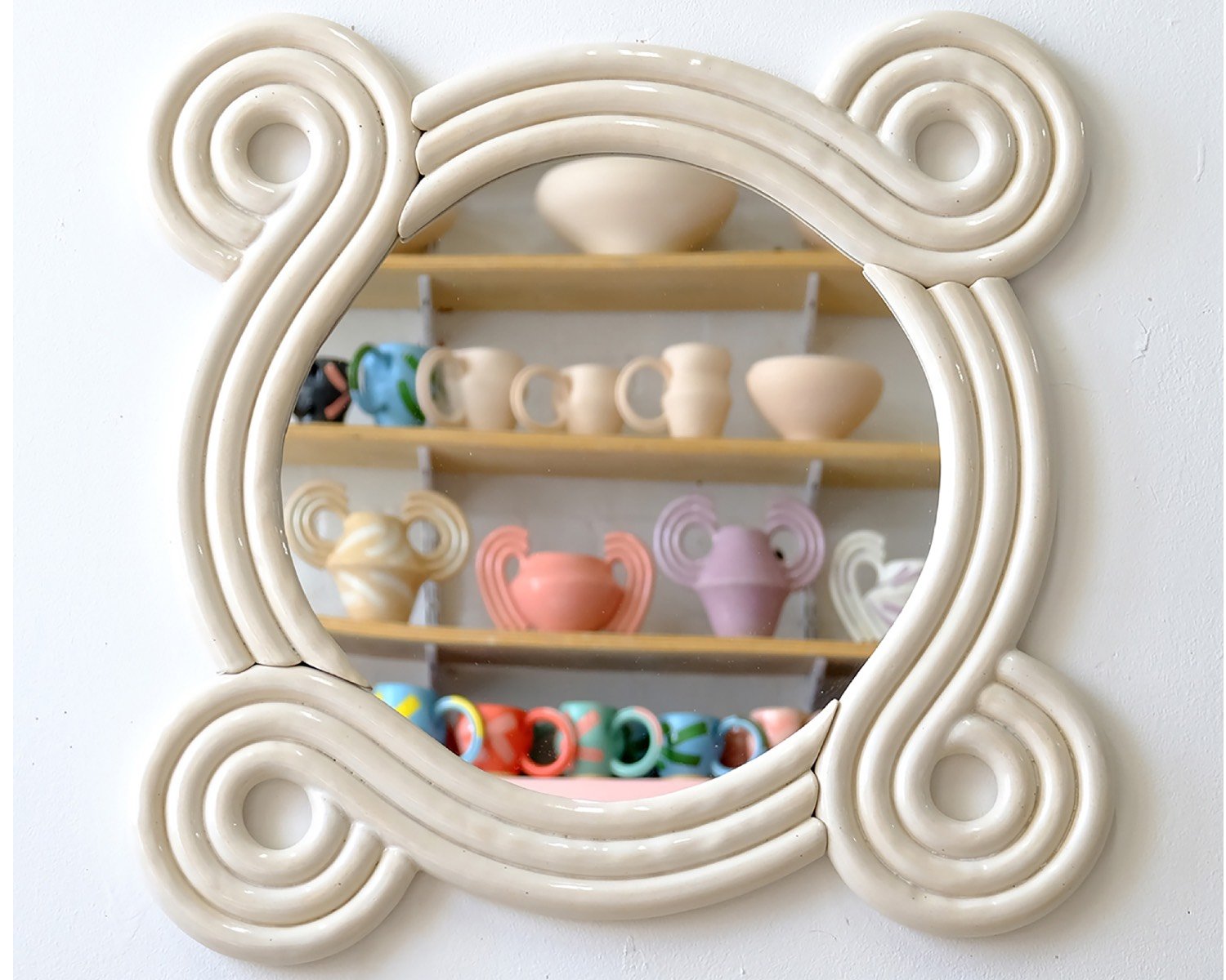 Looping Mirror by Beginner Ceramics