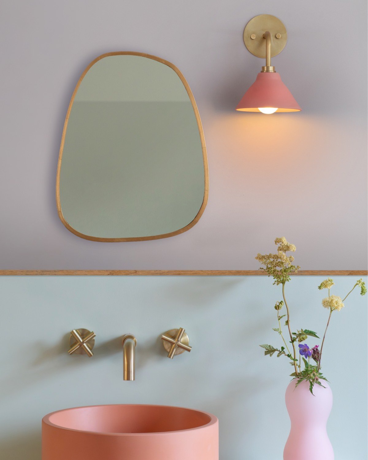 Ciao Mod wall light Pastello bathroom lighting Curiousa