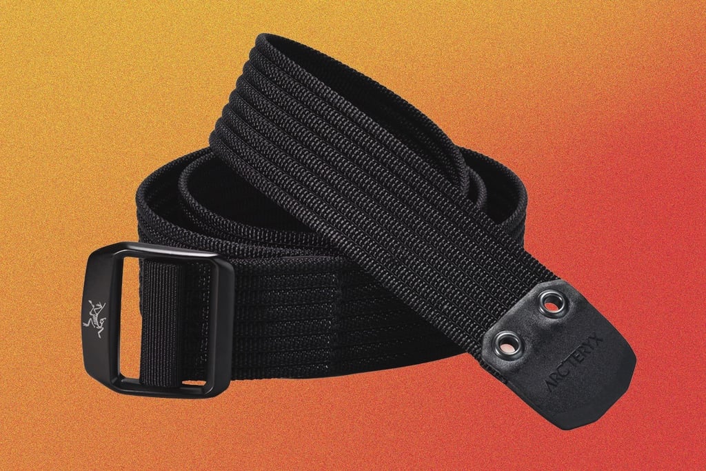 The 2025 Azure gift guide features great gift ideas for architects and designers who love wearing all black, including a black belt shown against a textured orange background.