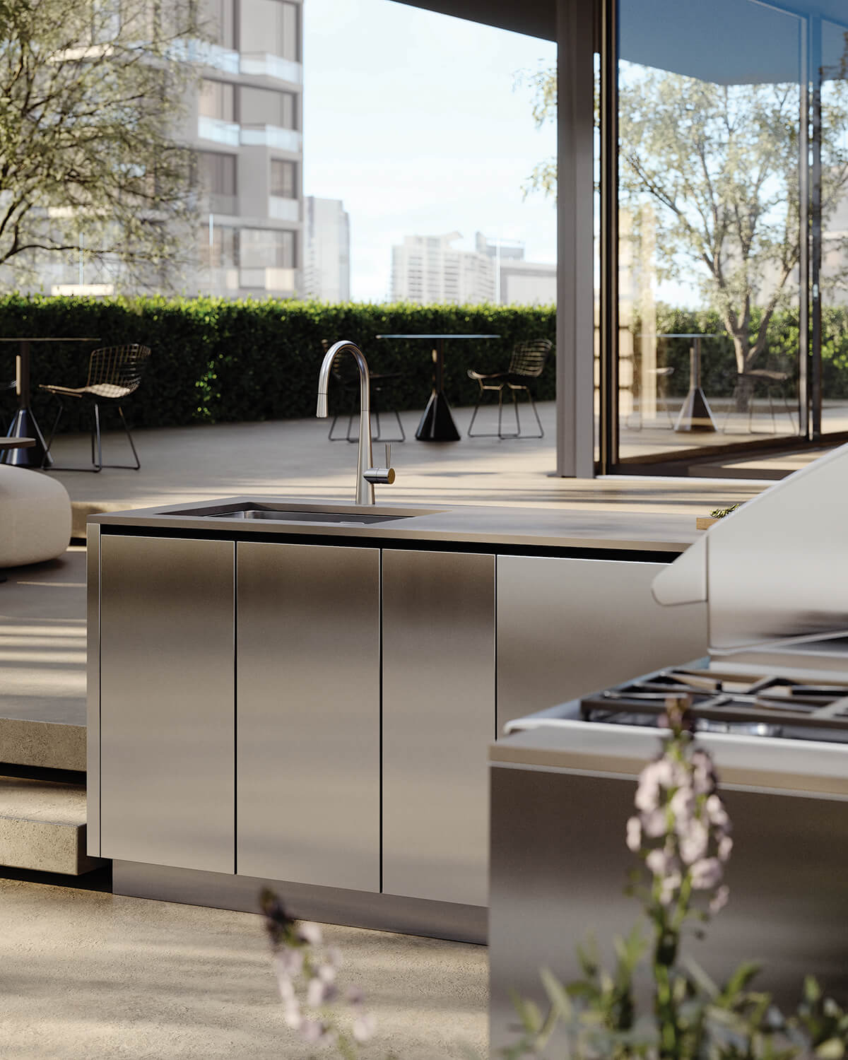 Series 02 outdoor kitchen by Outerspace