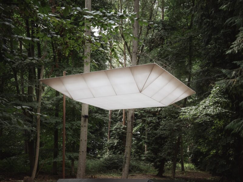 Benni Allan installation at Houghton Festival