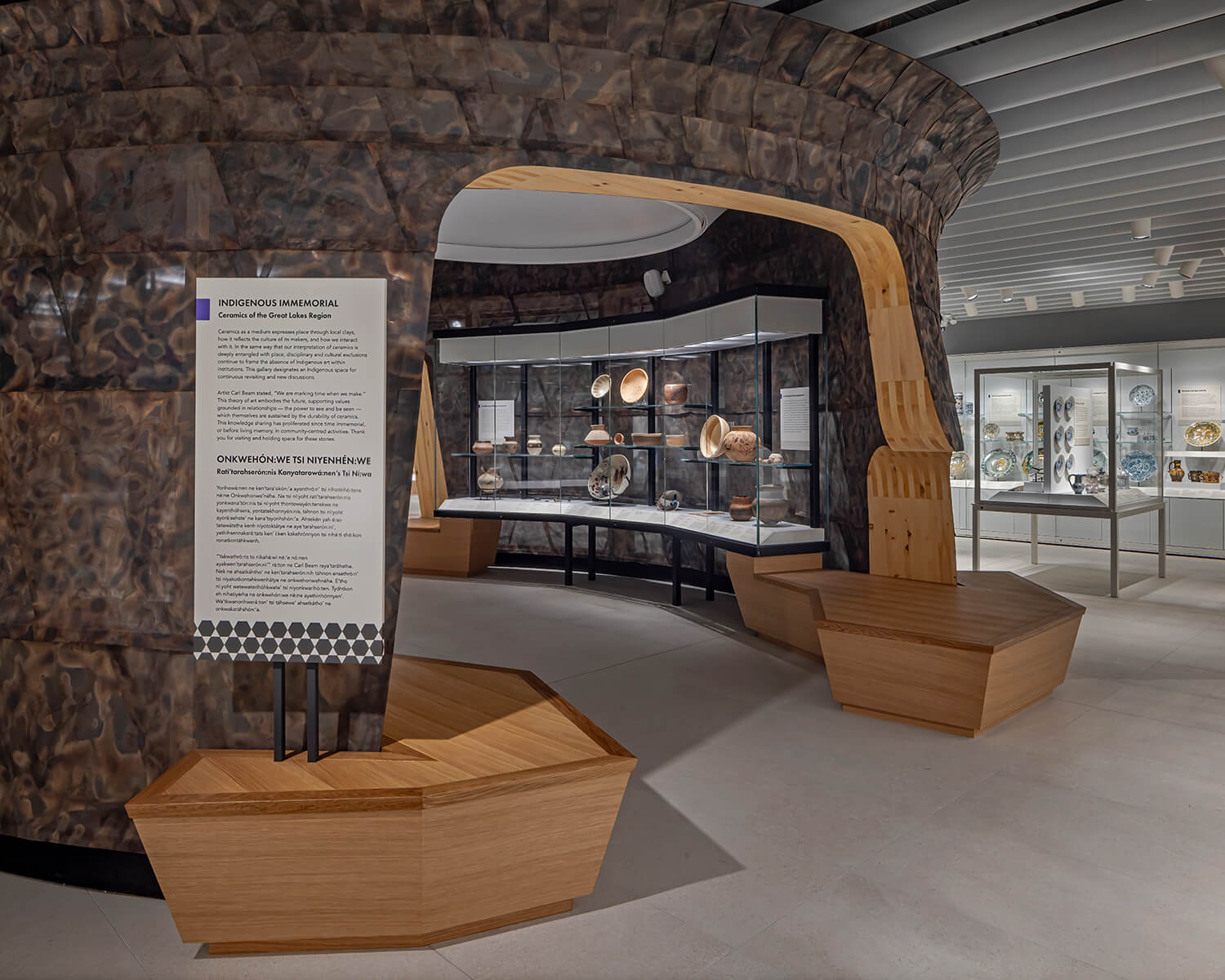 Indigenous Immemorial exhibition, curated by Franchesca Hebert-Spence.