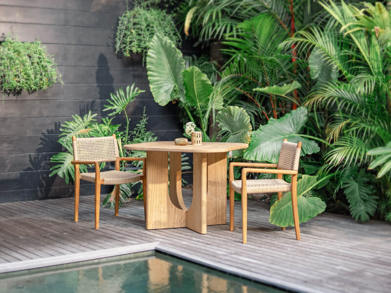 Darma Square outdoor dining table