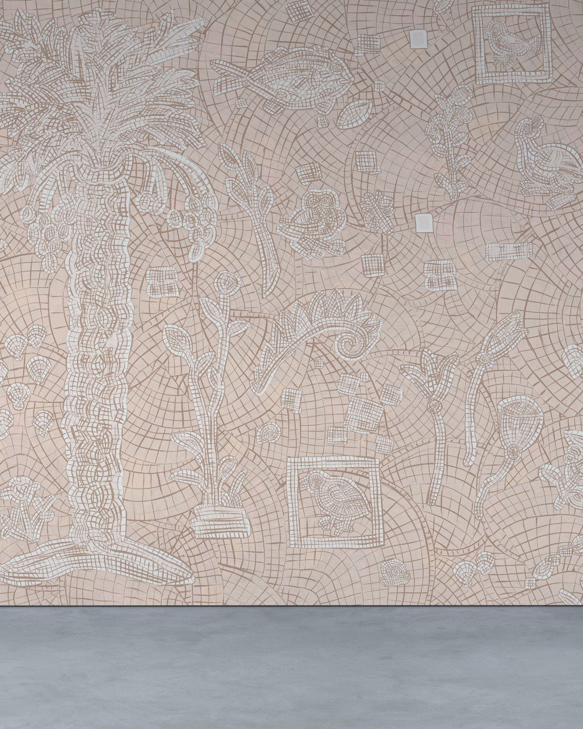 Mosaic Wallpaper in Vestige Calico