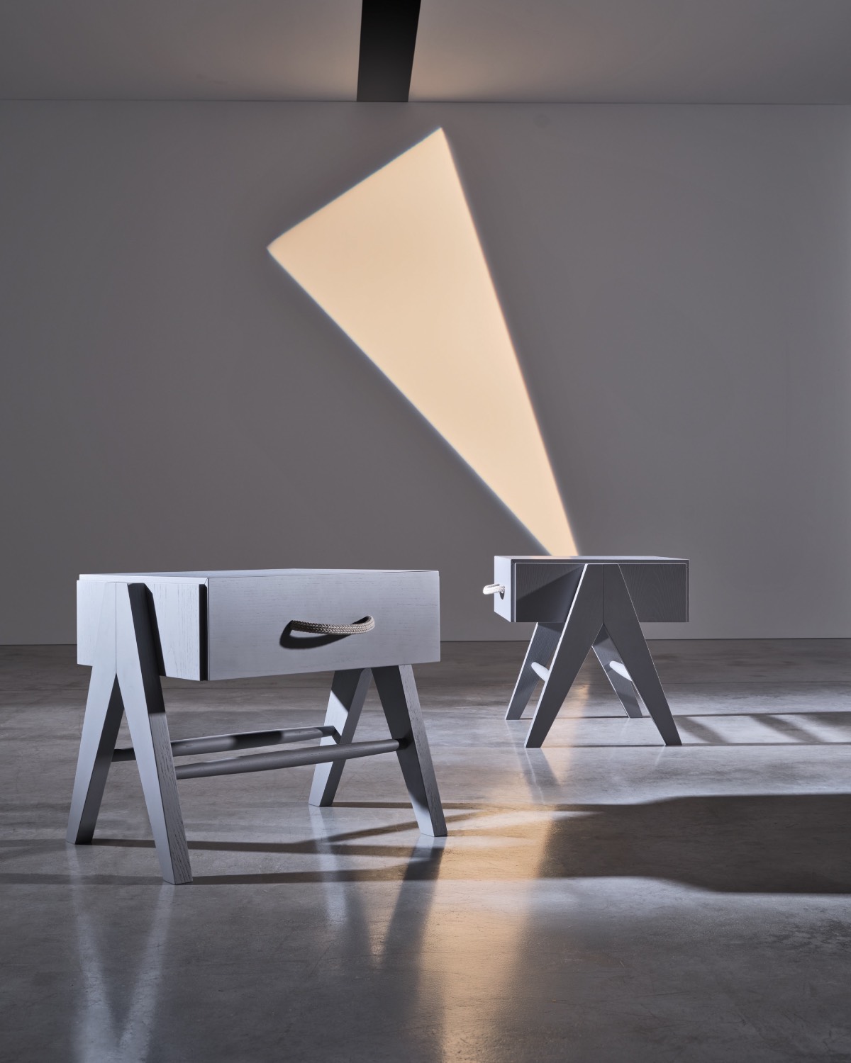 Pier 52 bedside table from the Pier Bedroom Collection Gervasoni