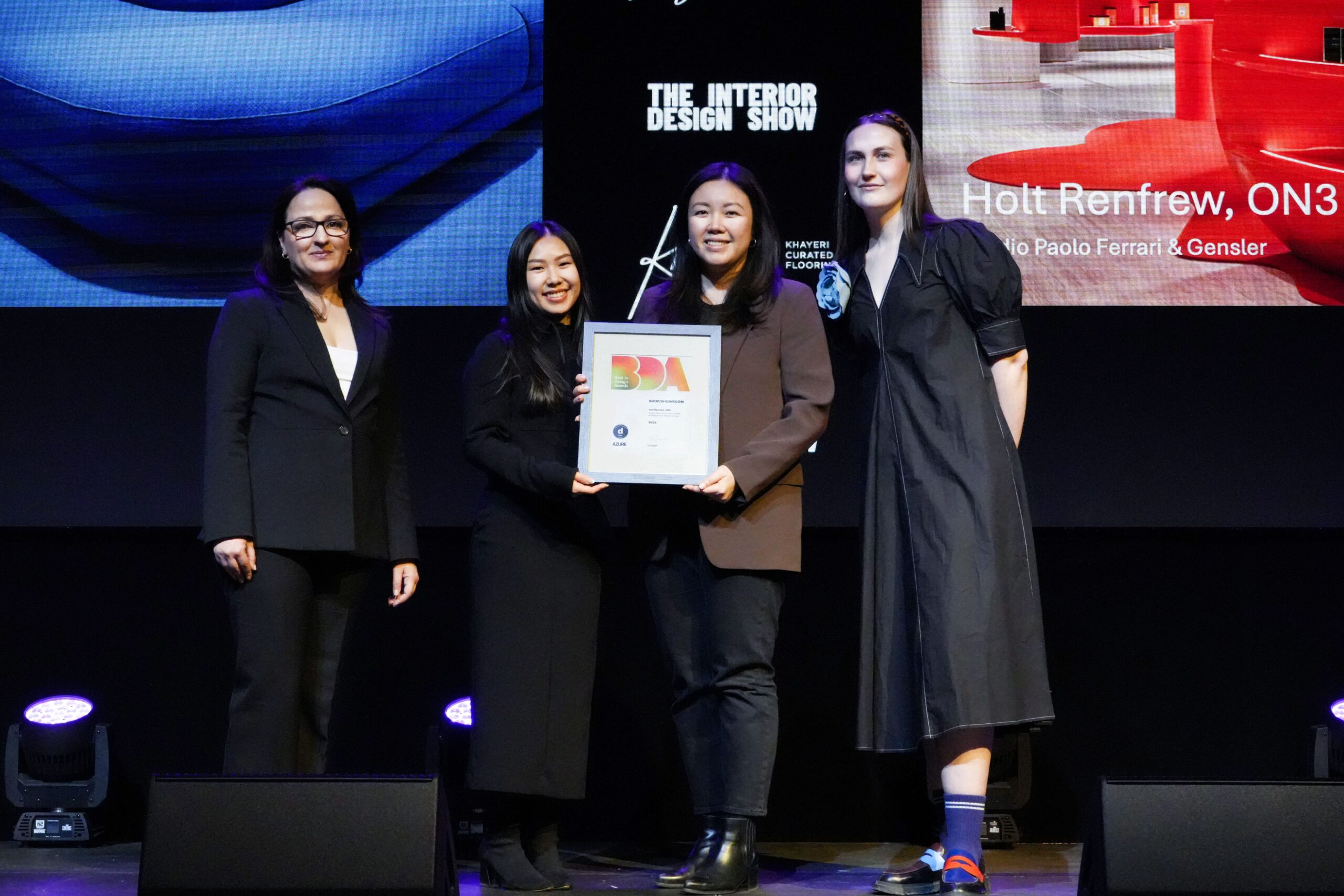 Studio Paolo Ferrari and Gensler win the 2026 BDA for Shop/Showroom at IDS Toronto