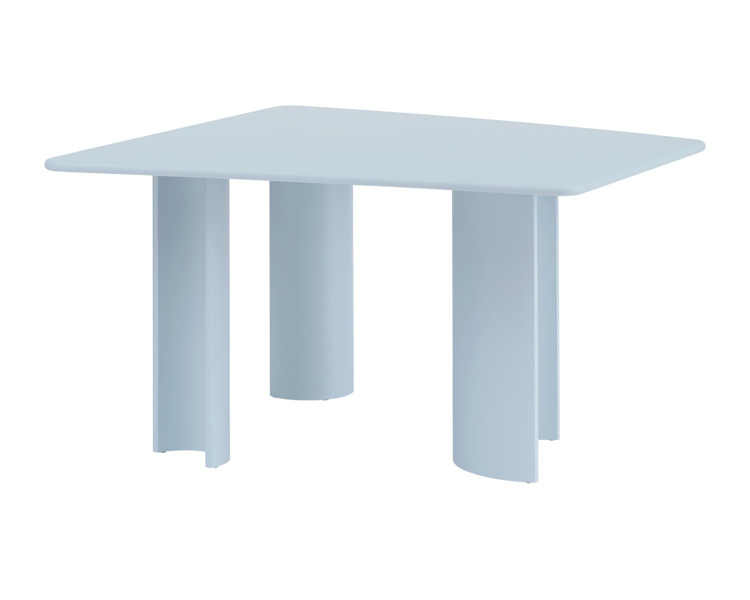 Blue dining table