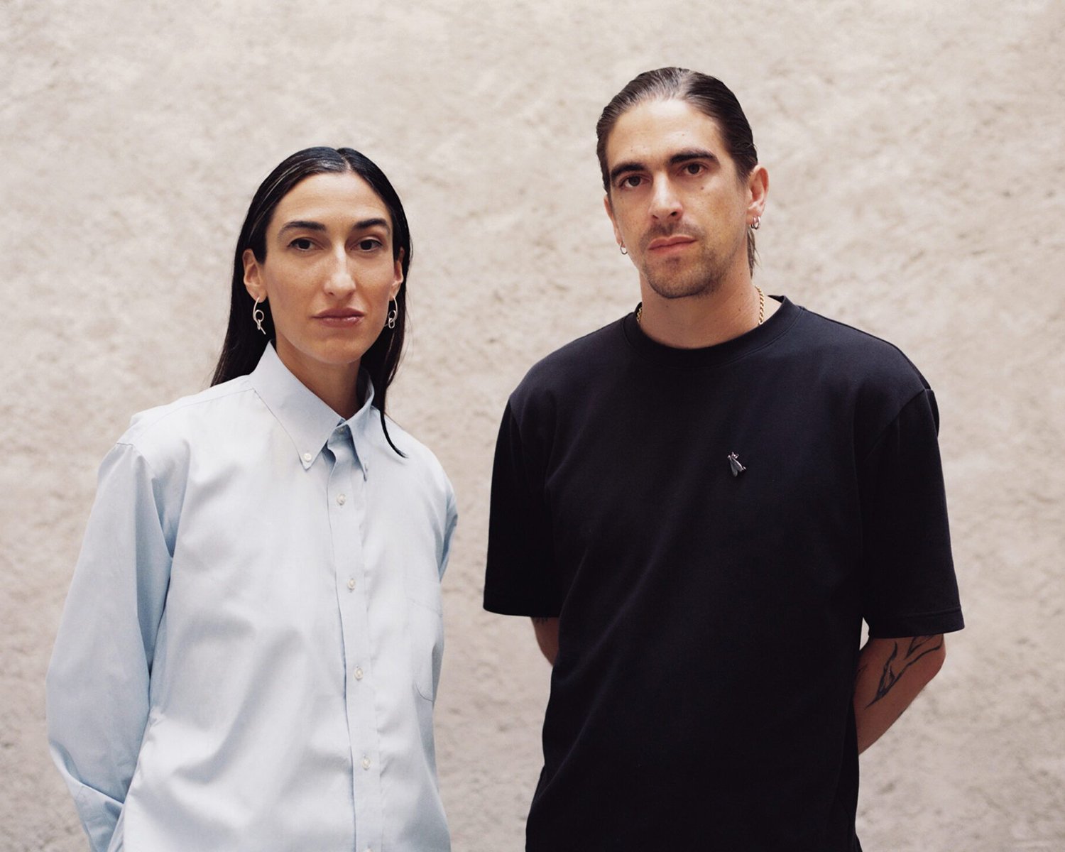 Isabel Abascal and Alessandro Arienzo of LANZA atelier. Photo: © Pia Riverola