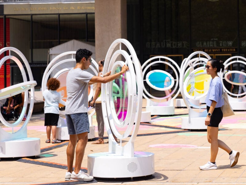 Optik installation by The Urban Conga for Creos