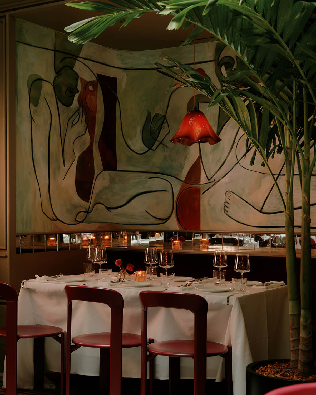 Brass restaurant by Islyn Studio in NYC