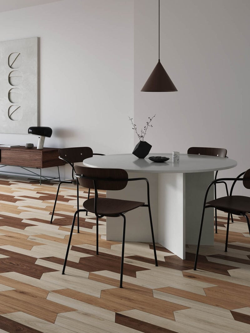 Shapes by MILEstone exemplifies the Tailored Craft tile trend at Coverings 2026