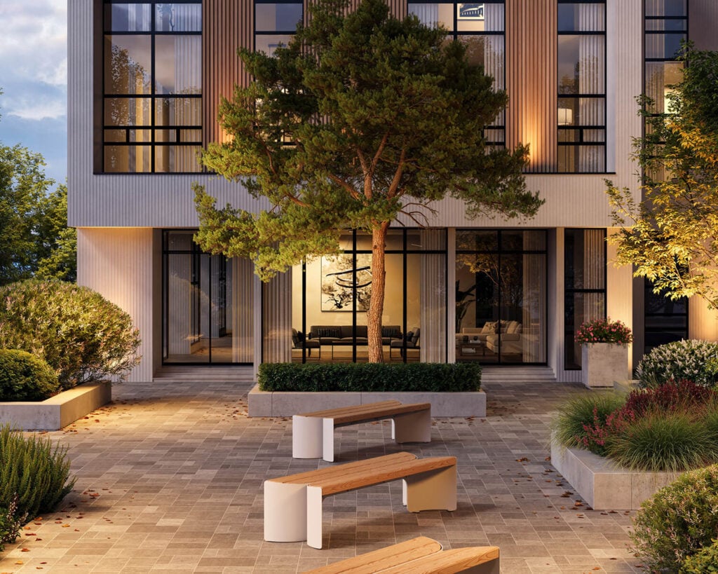 Floe Benches by Maglin Site Furniture