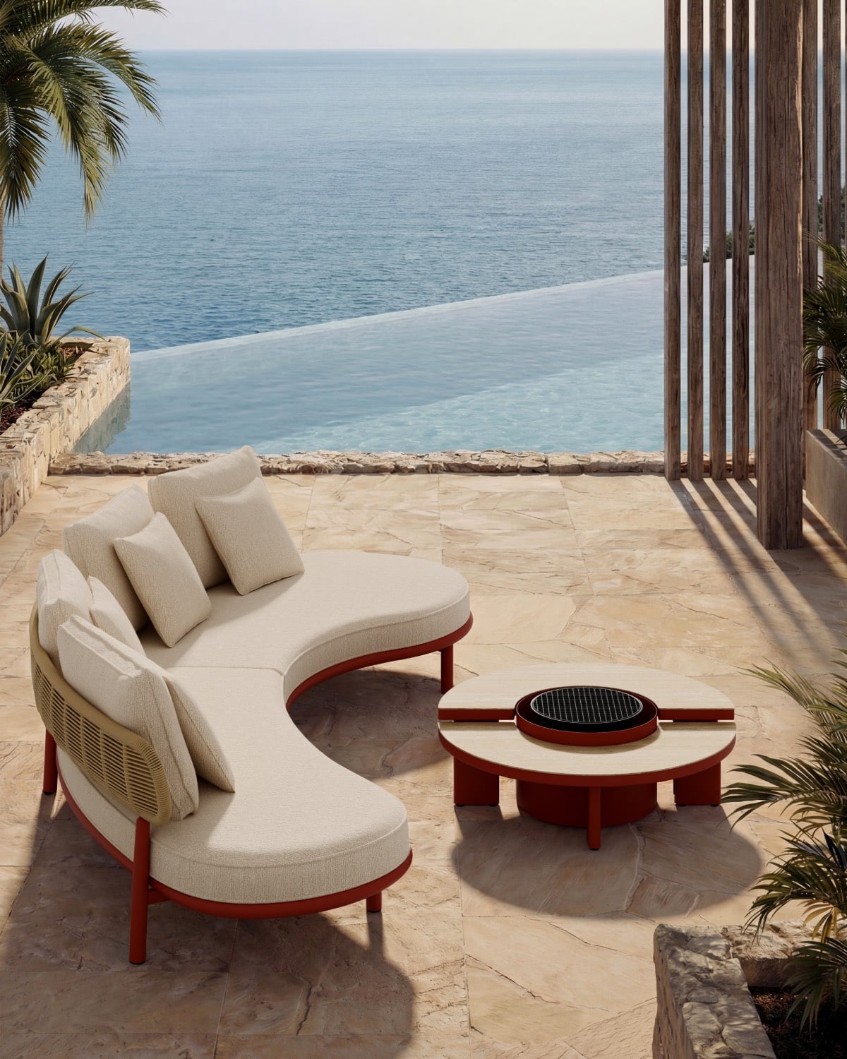 Palm and Shell KunDesign