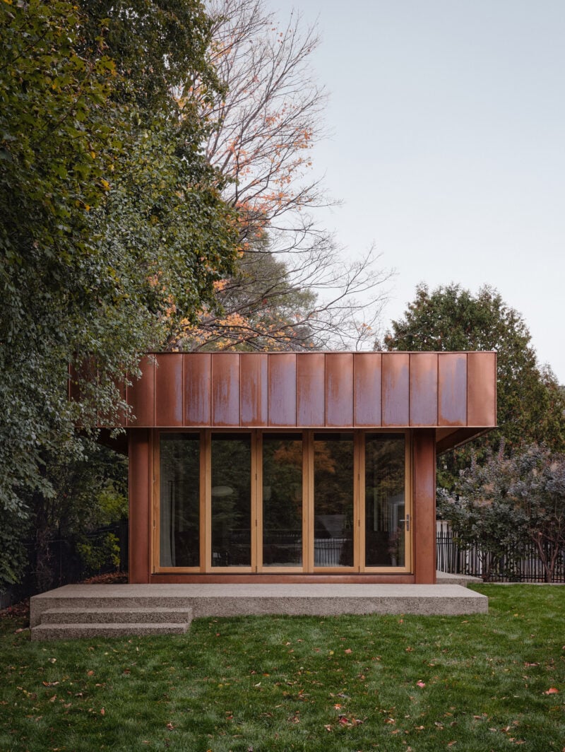 Copper garden suite by Francois Abbott