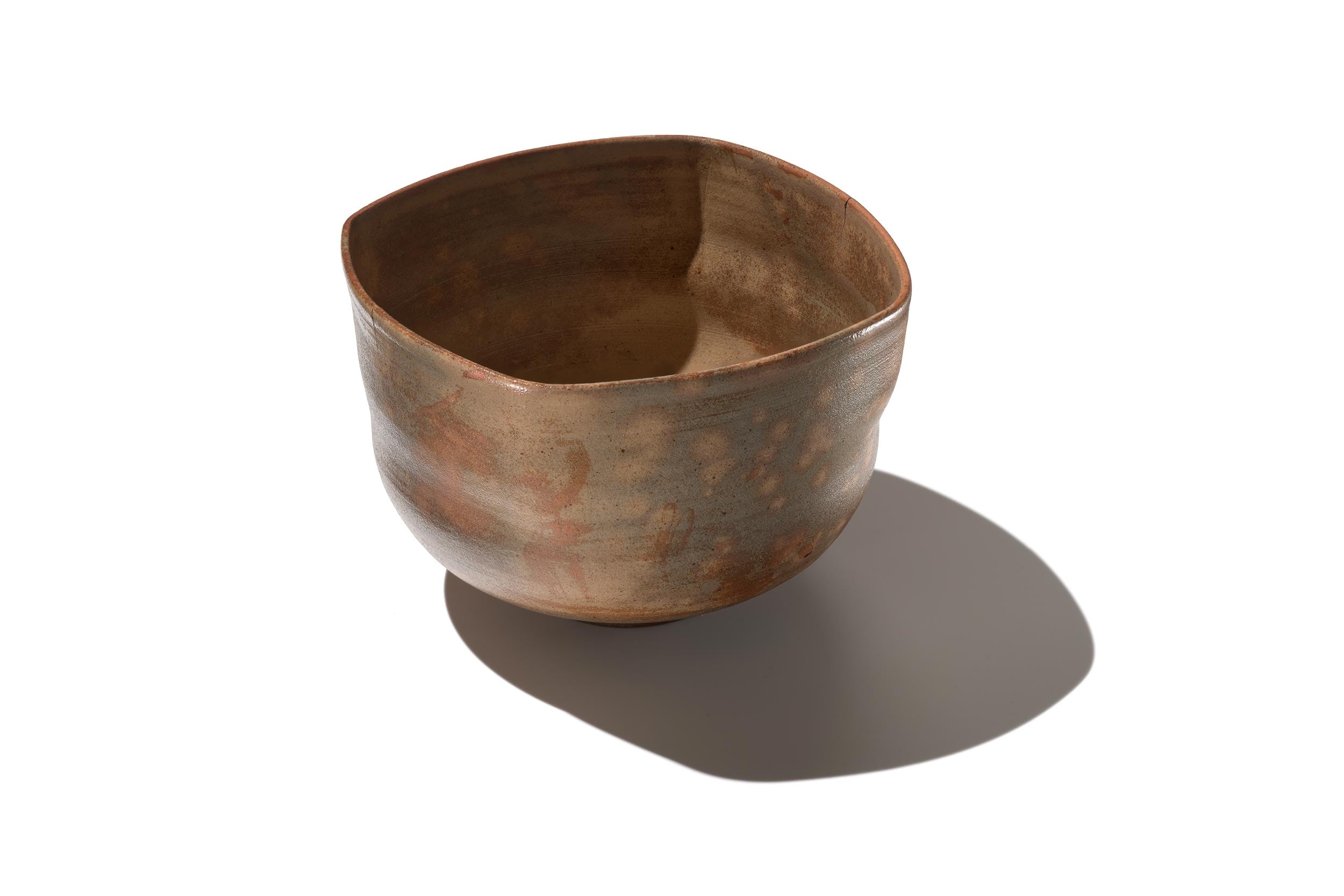 Square tea bowl from the ROM's exhibition on shokkan