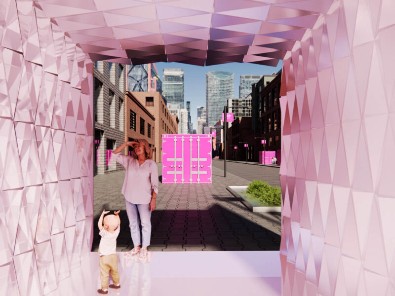 Harvard GSD Student Collaborative installation at Fulton Market DesignDays 2026