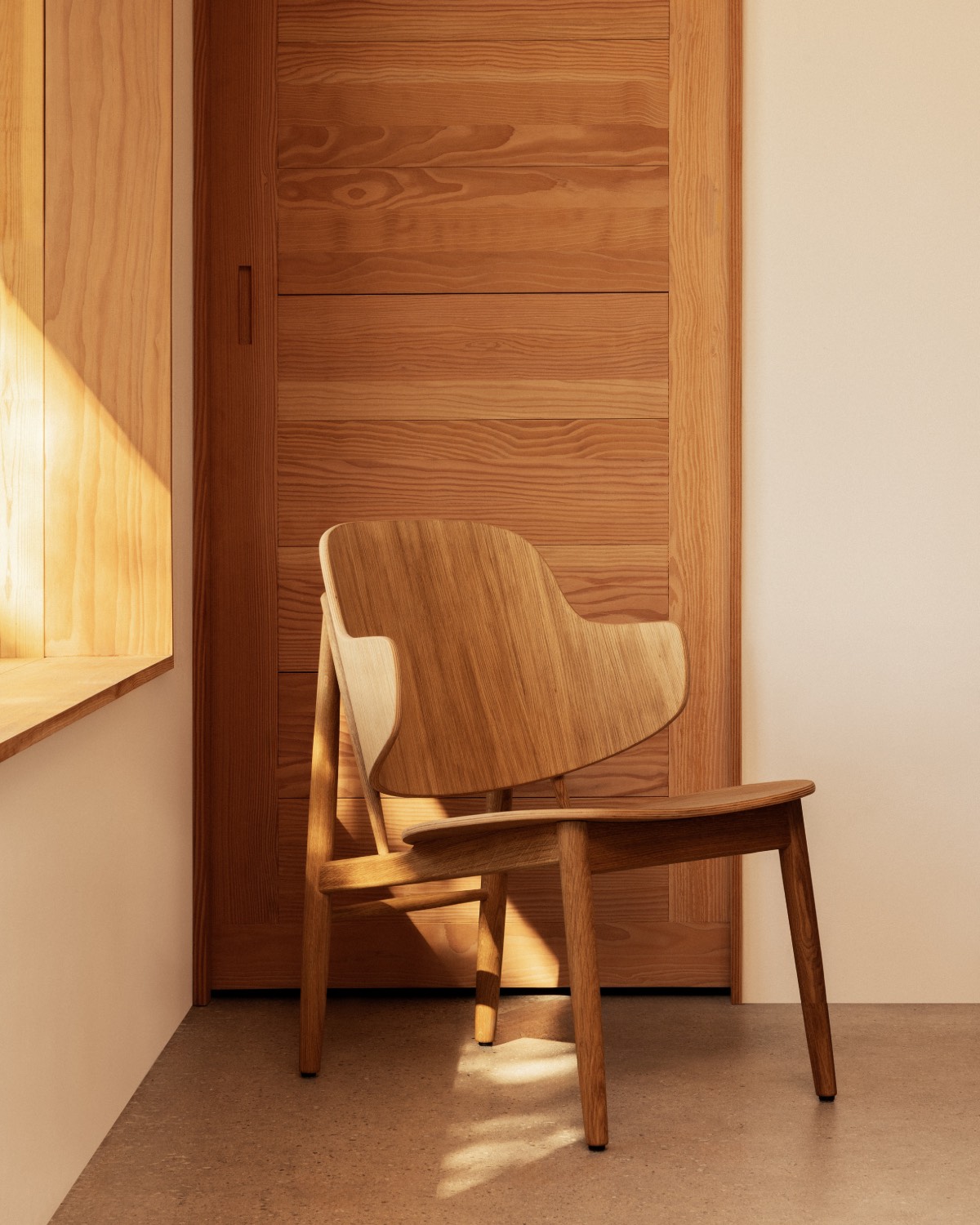 Penguin Wooden Lounge Chair by Audo