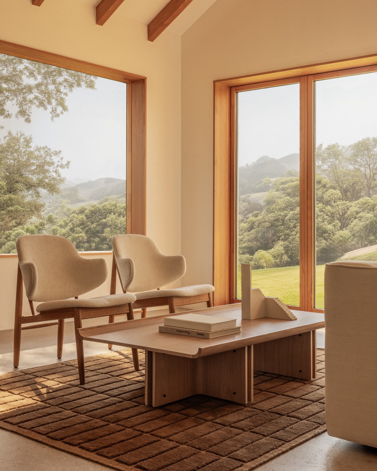 Penguin Wooden Lounge Chair by Audo