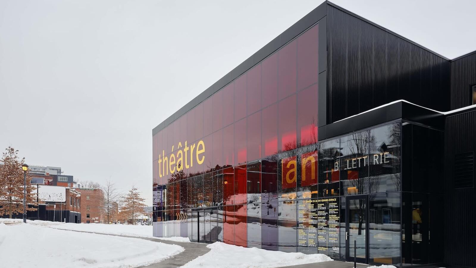 Le Grand-Espace Establishes a Colourful Cultural Venue in Quebec's Eastern Townships